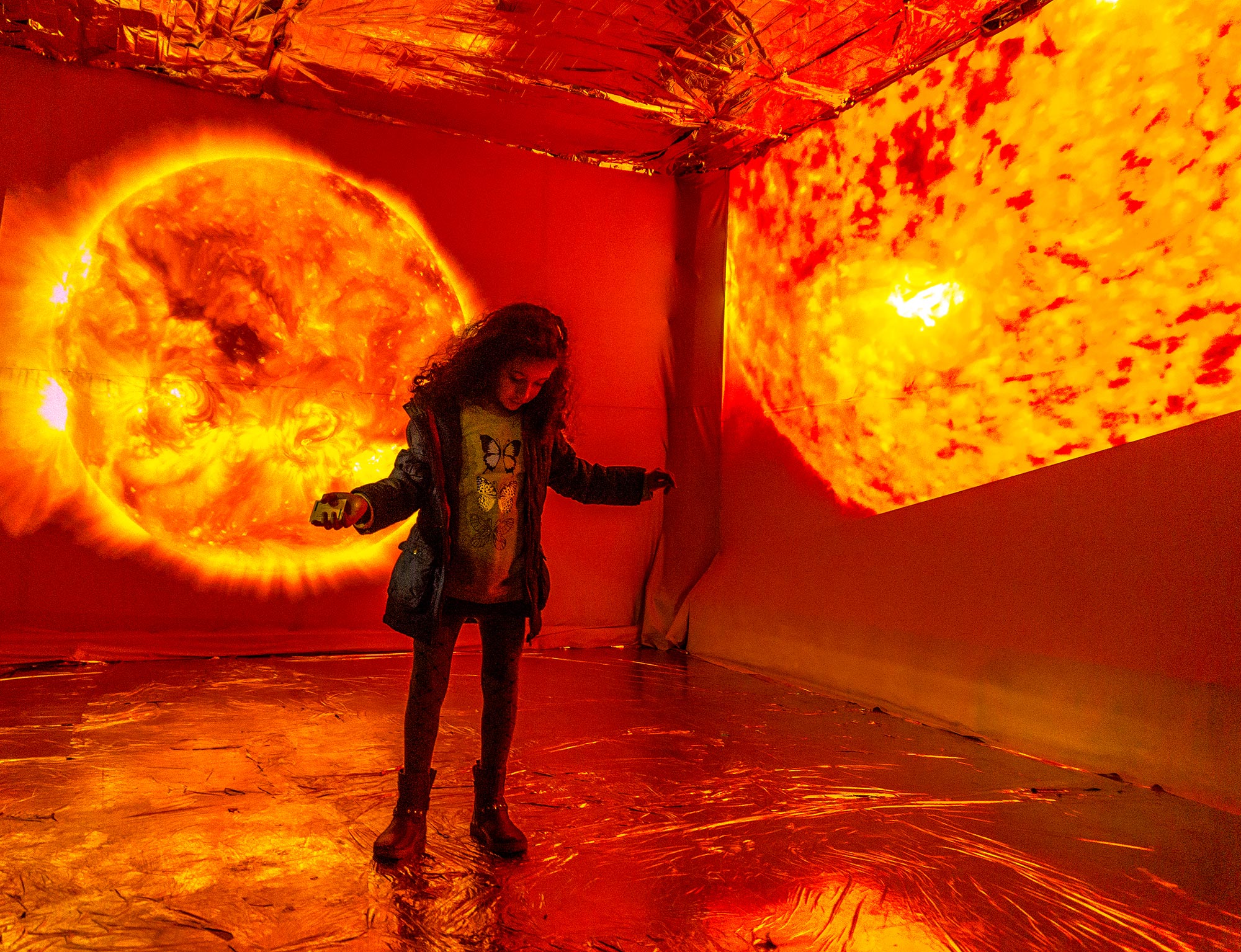 Sun installation Experiences Art Fair